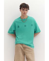 Pull&Bear - Stwd Sun Graphic T-Shirt - Lyst