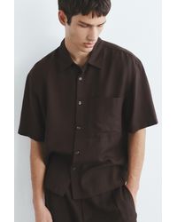 Pull&Bear - Short Sleeve Shirt With Pocket - Lyst