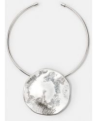 Pull&Bear - Collier Rigide Avec Pendentif - Lyst