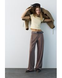 Pull&Bear - Darted Smart Trousers - Lyst