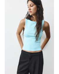 Pull&Bear - Tanktop Met Boothals - Lyst