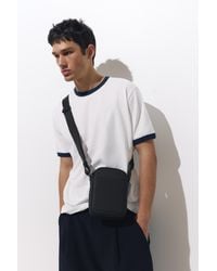 Pull&Bear - Umhängetasche Mit Gummiertem Finish - Lyst