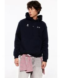 Pull&Bear - Graphic Sweatshirt With Hood - Lyst