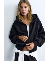 Pull&Bear - Sweat À Capuche Zippé - Lyst