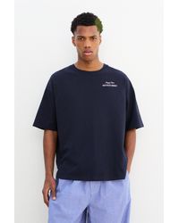 Pull&Bear - Relaxed Fit Preppy Place Graphic T-Shirt - Lyst