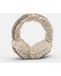 Pull&Bear - Contrast Faux Fur Ear Muffs - Lyst