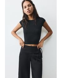 Pull&Bear - Fitted Short Sleeve T-Shirt - Lyst