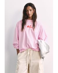 Pull&Bear - Oversize Star Graphic T-Shirt - Lyst