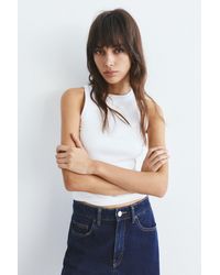 Pull&Bear - Round Neck Tank Top - Lyst