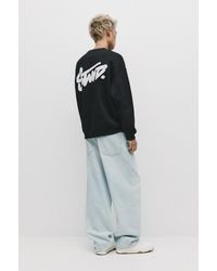 Pull&Bear - Stwd Round Neck Sweatshirt - Lyst