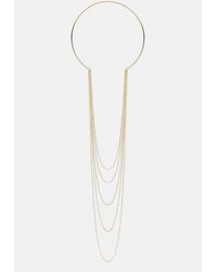 Pull&Bear - Collier Long Combiné Chaînes - Lyst