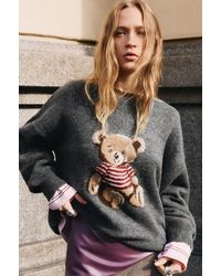 Pull&Bear - Bear Jumper - Lyst