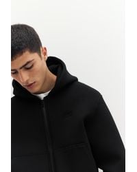 Pull&Bear - Neoprene-Effect Hoodie - Lyst