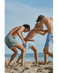 Pull&Bear - Embroidered Board Shorts - Lyst