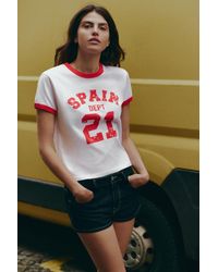 Pull&Bear - Spain 21 Graphic T-Shirt - Lyst