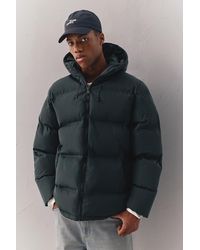 Pull&Bear - Heat-Sealed Quilted Jacket With Hood - Lyst