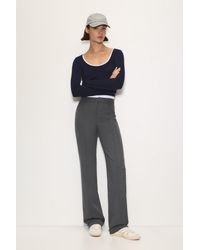 Pull&Bear - Pantaloni Eleganti Con Cucitura A Nervatura - Lyst
