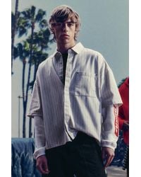 Pull&Bear - Camicia A Righe Con Doppia Manica Dickies - Lyst