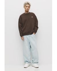 Pull&Bear - Stwd Round Neck Sweatshirt - Lyst