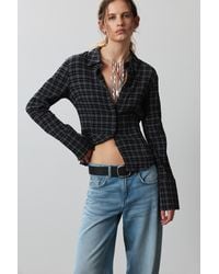 Pull&Bear - Geruit Overhemd Met Coupenaden - Lyst