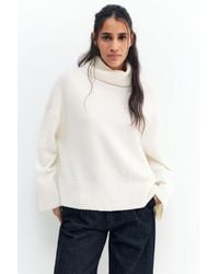 Pull&Bear - High Neck Jumper - Lyst