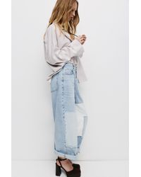 Pull&Bear - Absatzschuhe Mit Plateau Aus Leder - Lyst