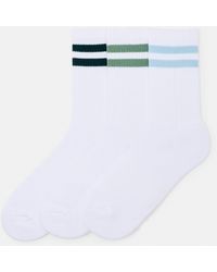 Pull&Bear - Striped Sports Socks - Lyst