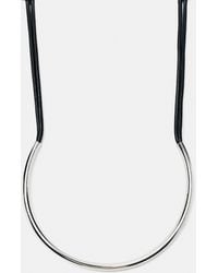 Pull&Bear - Collier Cordon Pièce Métallique - Lyst