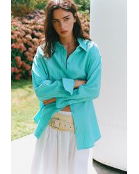 Pull&Bear - Oversized Gestreept Overhemd - Lyst