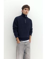 Pull&Bear - Quarter-Zip Jumper - Lyst