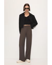Pull&Bear - Smart High-Waist Straight-Leg Trousers - Lyst