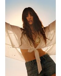 Pull&Bear - Kimono Met Spiegels - Lyst