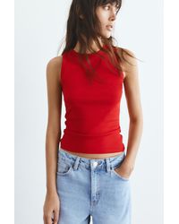Pull&Bear - Round Neck Tank Top - Lyst