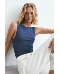 Pull&Bear - Boat Neck Tank Top - Lyst