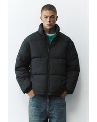 Pull&Bear - High Neck Puffer Jacket - Lyst