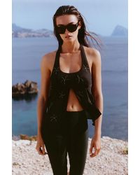 Pull&Bear - Beaded Halter Top - Lyst