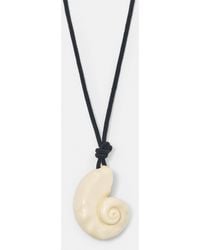 Pull&Bear - Resin Seashell Necklace - Lyst