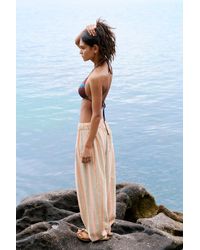Pull&Bear - Striped Barrel Trousers - Lyst