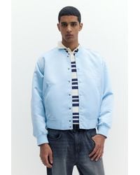 Pull&Bear - Satin Bomber Jacket - Lyst