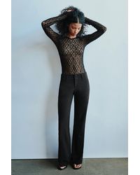 Pull&Bear - Flared Trousers With Belt Loops - Lyst