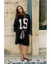 Pull&Bear - Pull Oversize Imprimé Chiffre - Lyst