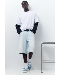 Pull&Bear - Stwd Embellished Denim Trainers - Lyst
