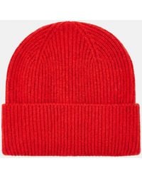 Pull&Bear - Bonnet En Maille Côtelée - Lyst