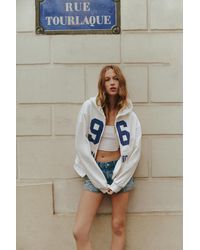 Pull&Bear - Hoodie Met Rits France - Lyst