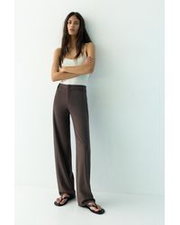 Pull&Bear - Full Length Smart Trousers - Lyst