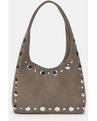 Pull&Bear - Schultertasche Mit Nieten - Lyst