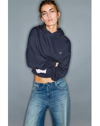 Pull&Bear - Sweater Met Capuchon En Logo - Lyst