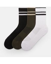 Pull&Bear - Lot De 3 Paires De Chaussettes Hautes - Lyst
