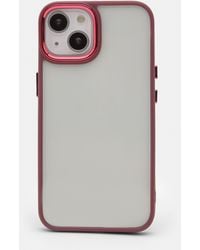 Pull&Bear - Cover Iphone Trasparente A Contrasto - Lyst