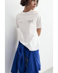 Pull&Bear - T-Shirt Miró A Maniche Corte - Lyst